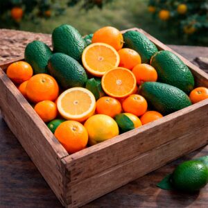 Caja mixta de Naranjas + Mandarinas + Aguacates